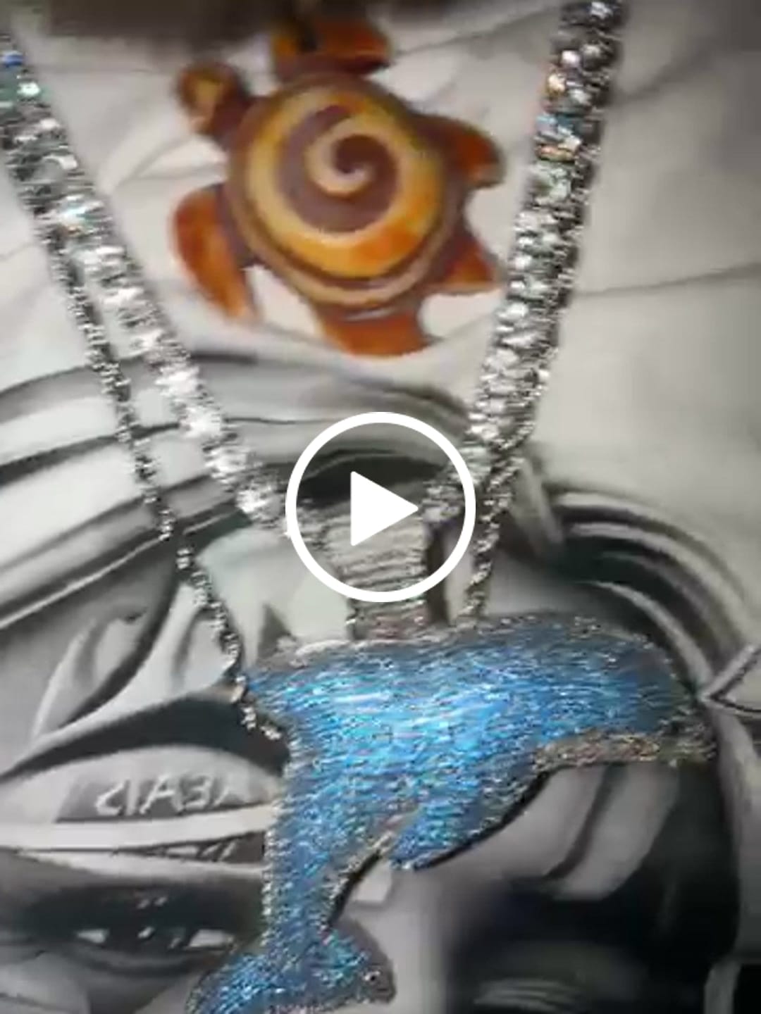 Customer video review of VVS Tennis Chain 14K Gold (ALL SIZES)