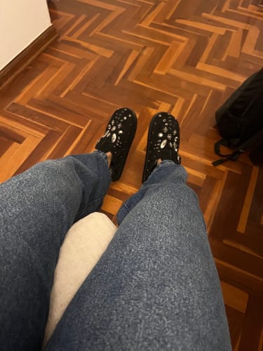 Customer photo review of Zueco Negro Mujer 65970