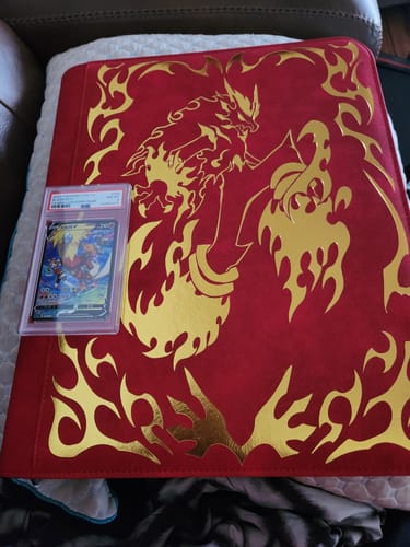 Customer photo review of Gen 3 Blaze Kick - Toploader Trading Card Binder