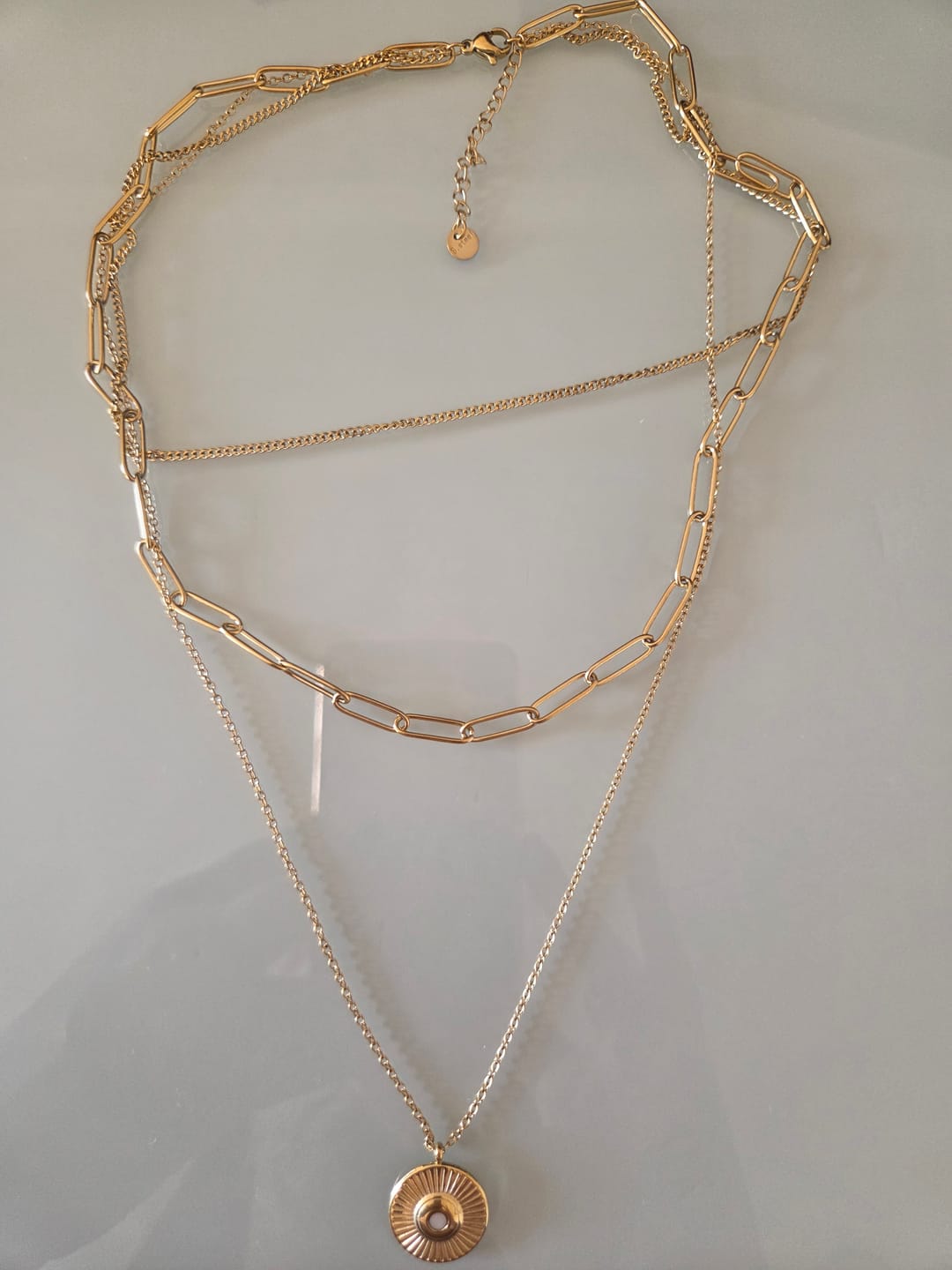 Customer photo review of Mix de Colares Cleópatra Banhado em Ouro 18K