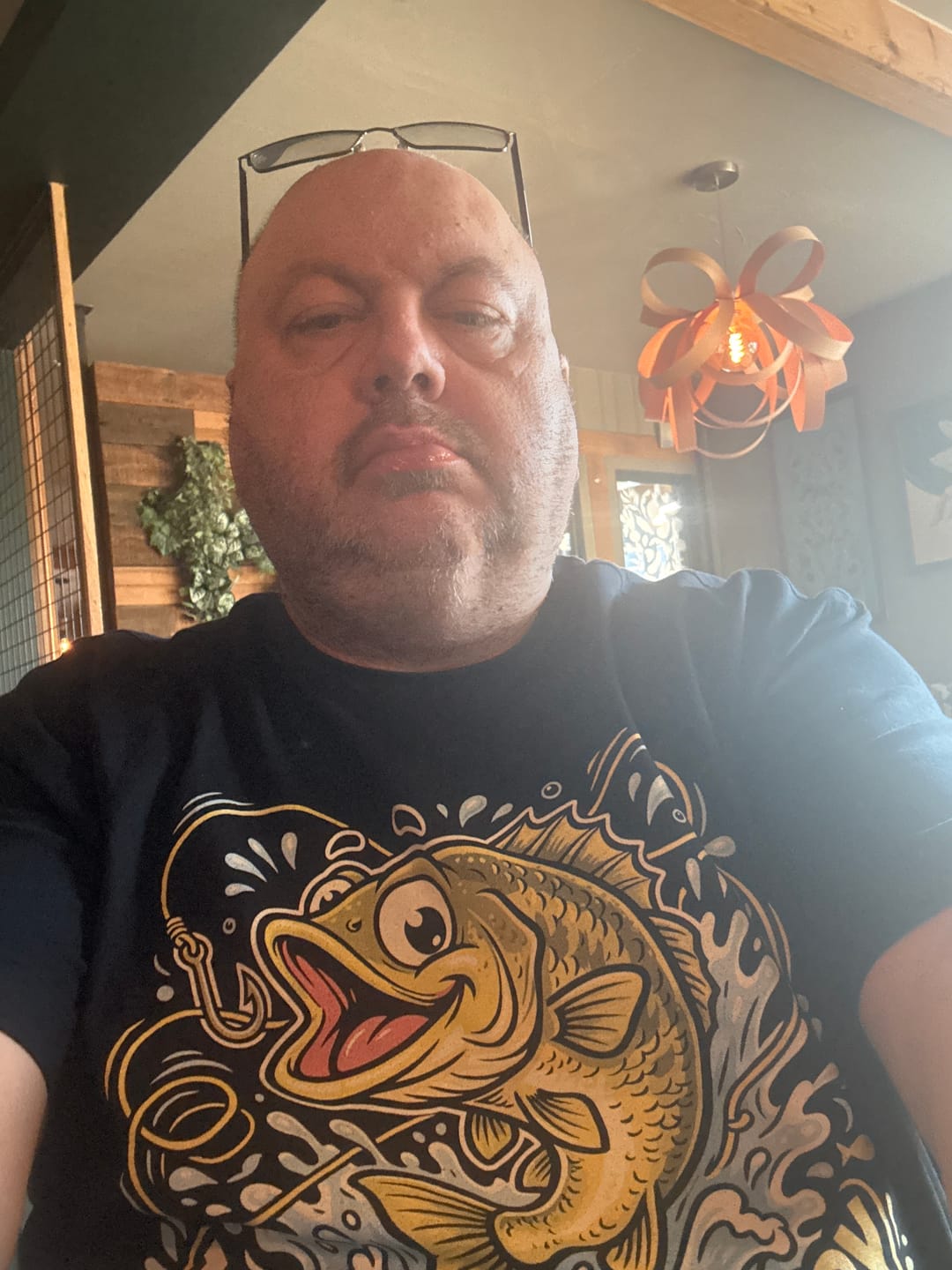 Customer photo review of THERAPY FISH CARTOON 031 T-Shirt