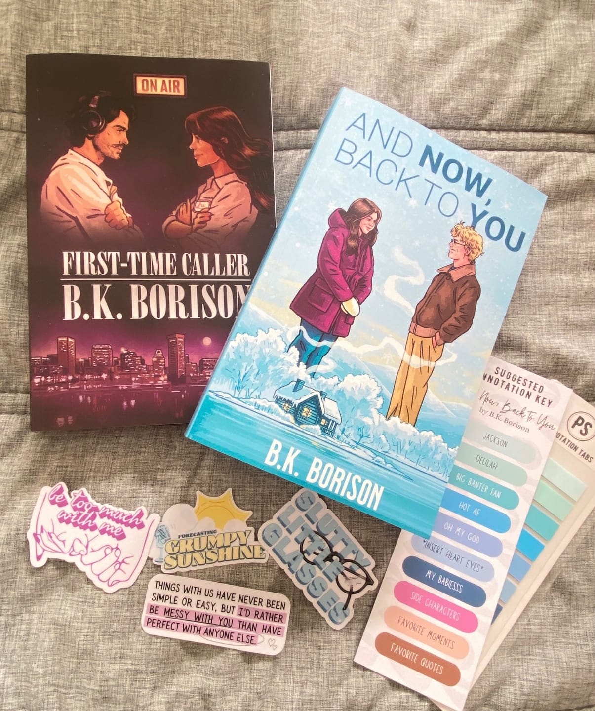 Customer photo review of First-Time Caller by B.K. Borison