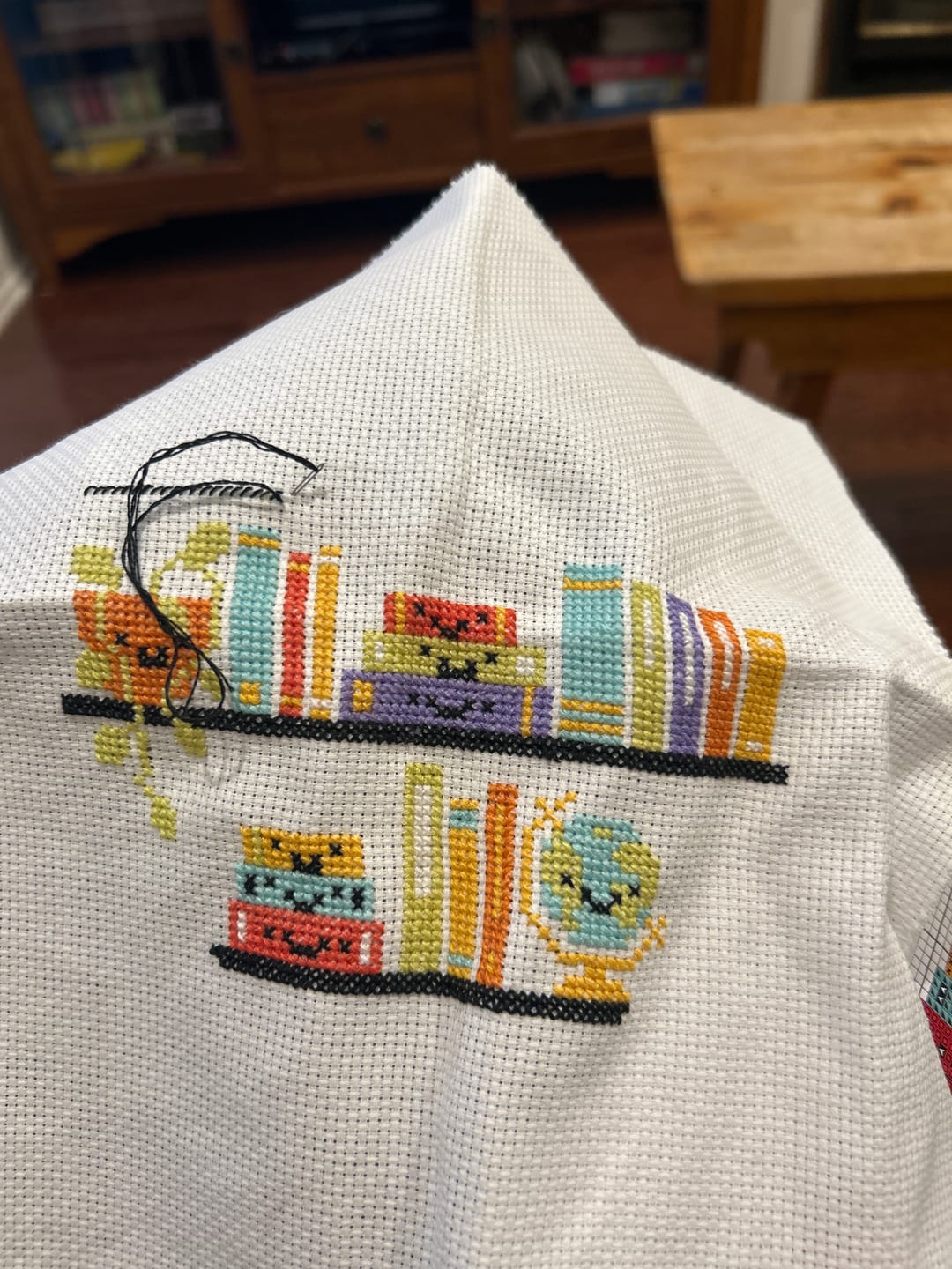 Customer photo review of One More Chapter - Cross Stitch Kit