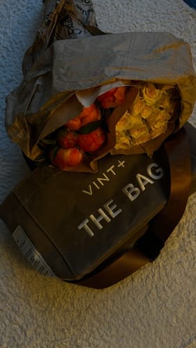 Customer photo review of FERMUARLI MUMLU KANVAS TOTE ÇANTA - KÜÇÜK - KAHVE