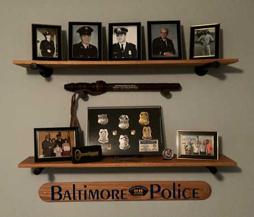Customer photo review of Baltimore Maryland Police Badge Customizable Replica Movie Props