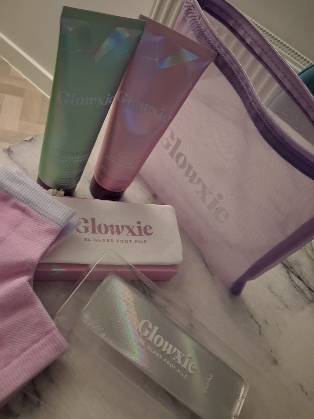 Customer photo review of Glowxie Complete Pedicure Set