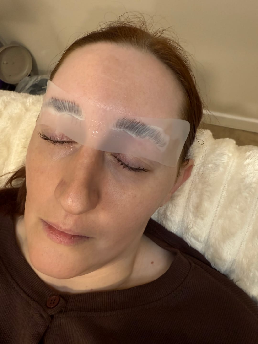 Customer photo review of Brow Guard - Reusable Brow Wrap