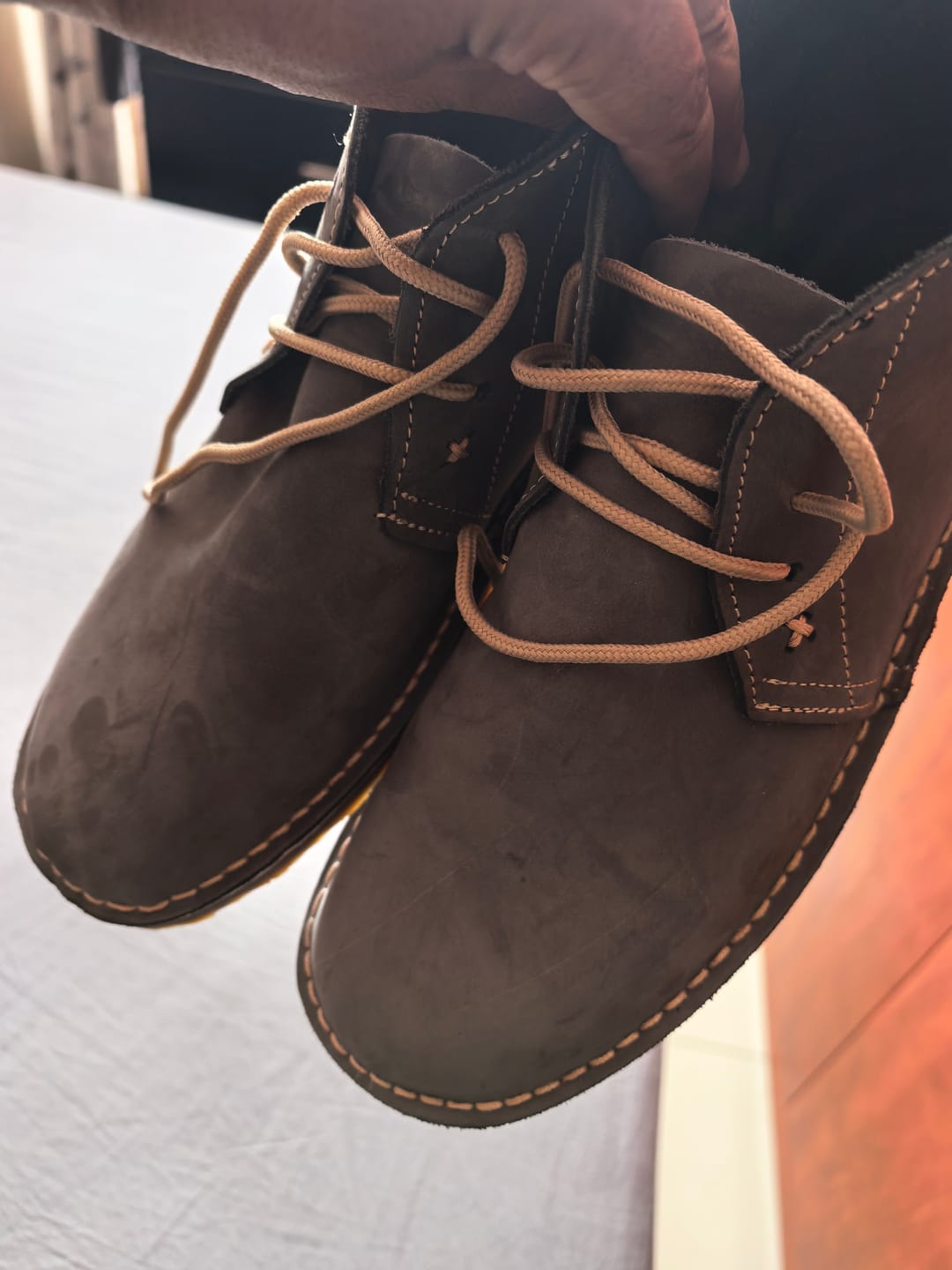 Customer photo review of DKW Vellies - Grey