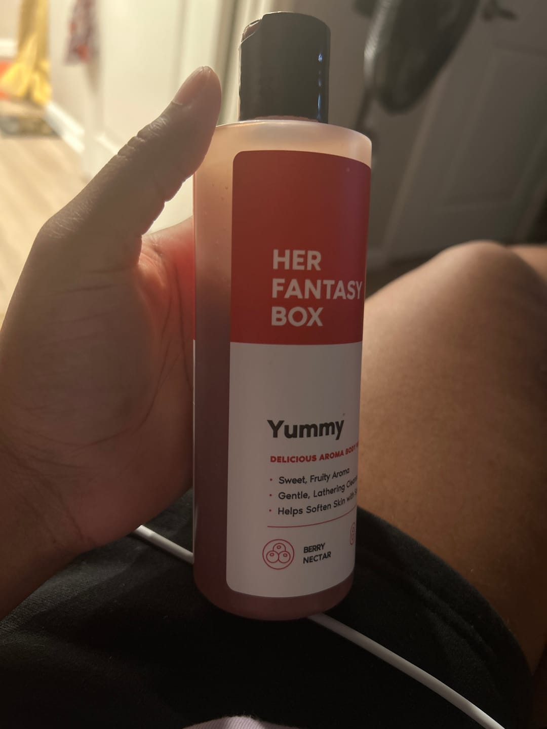 Customer photo review of Yummy Organic Body Wash - Hydrating & Juicy Daily Use