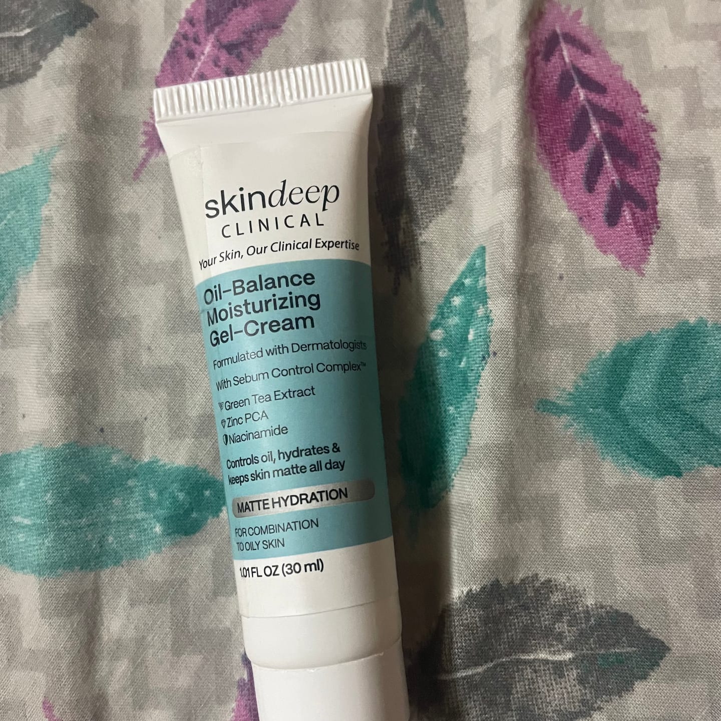 Customer photo review of Oil-Balance Moisturizing Gel-Cream