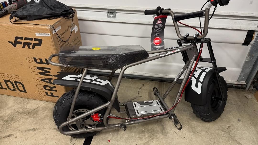 Customer photo review of FRP GMB100 Gas Mini Bike Frame
