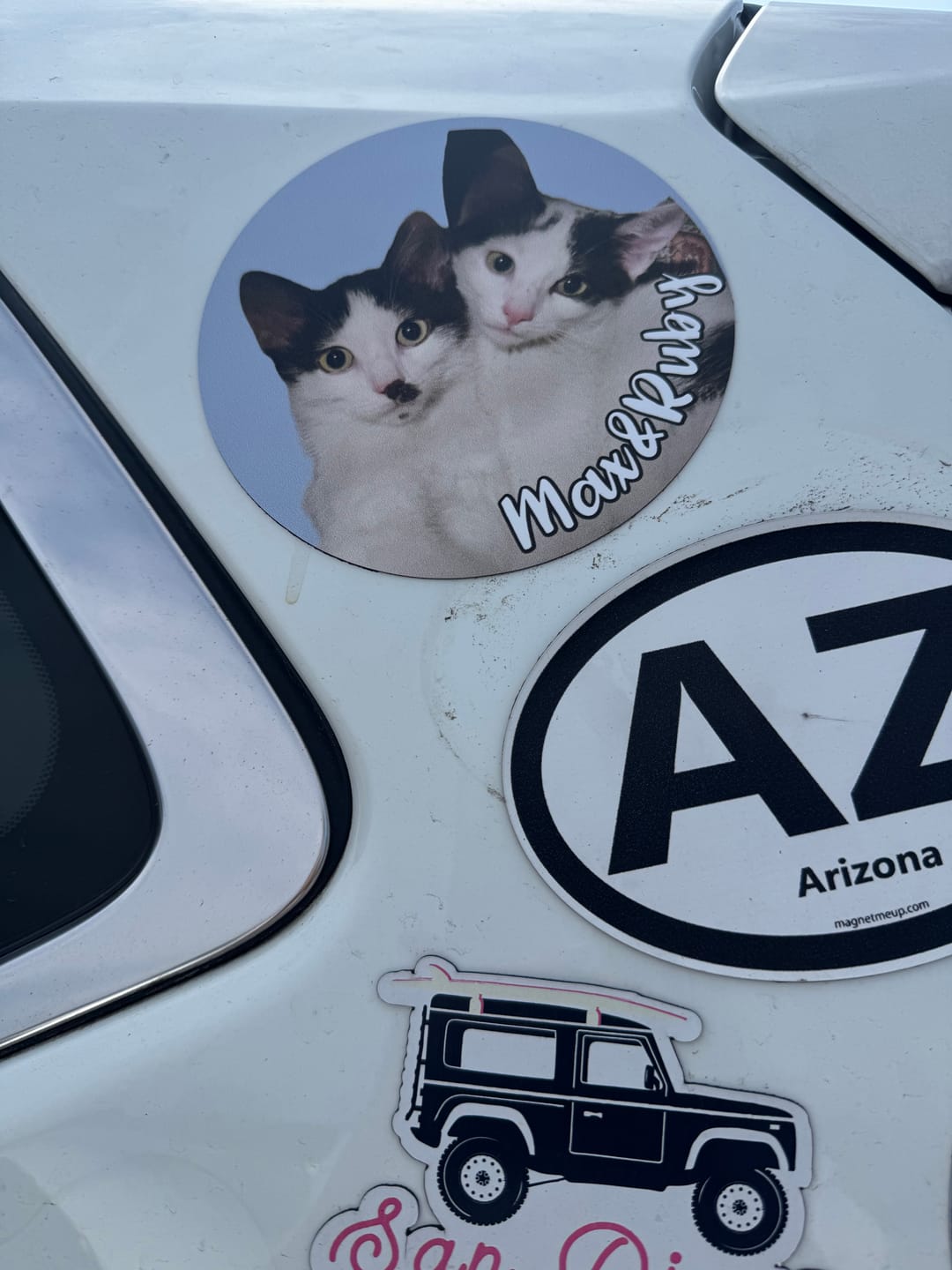 Customer photo review of Your photo - Personalized Car Magnet