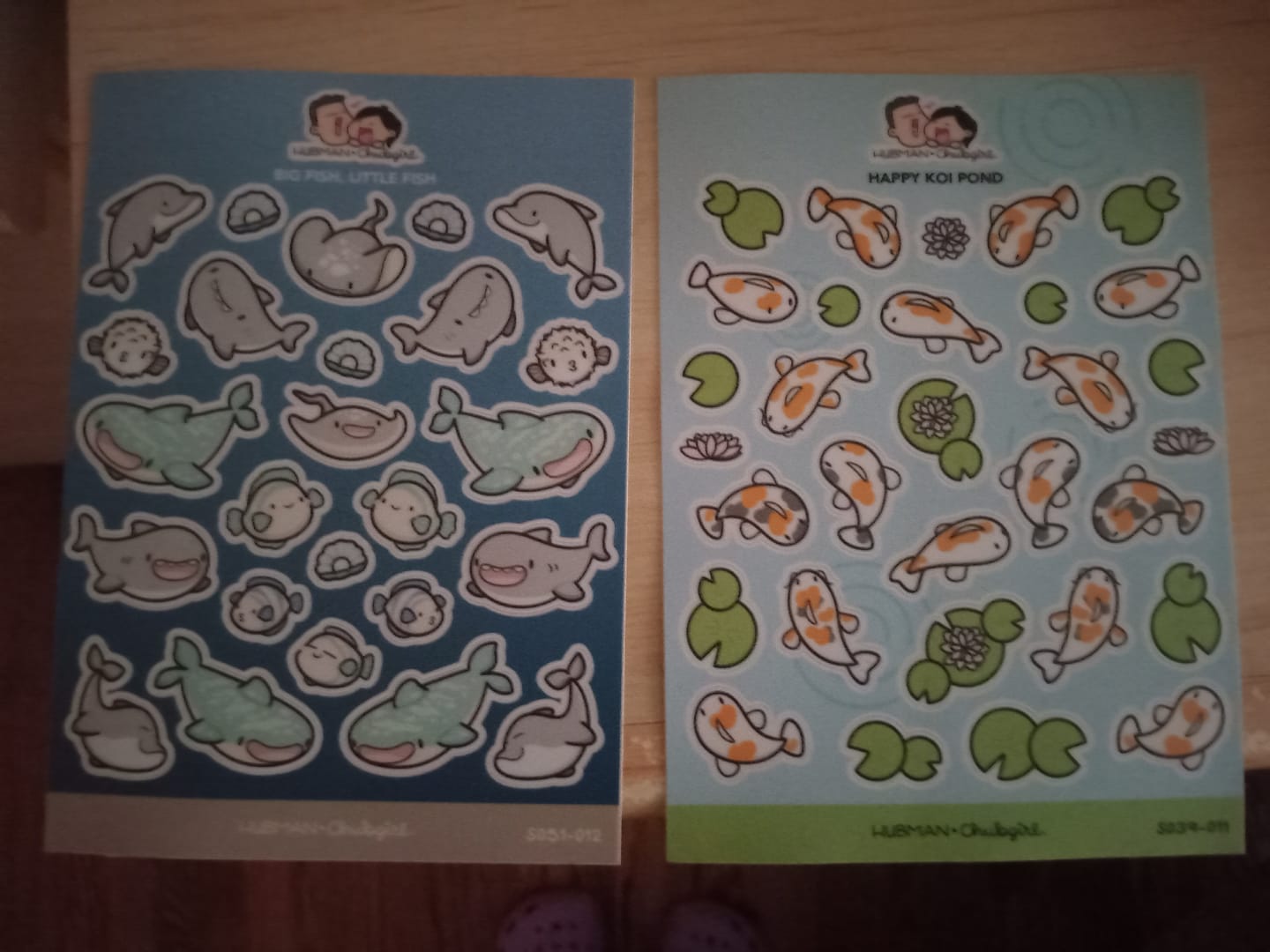 Customer photo review of Big Fish, Little Fish Sticker Sheet