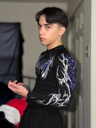 Customer photo review of Void Tech™ Prototype X Longsleeve Compression [AMETHYST]