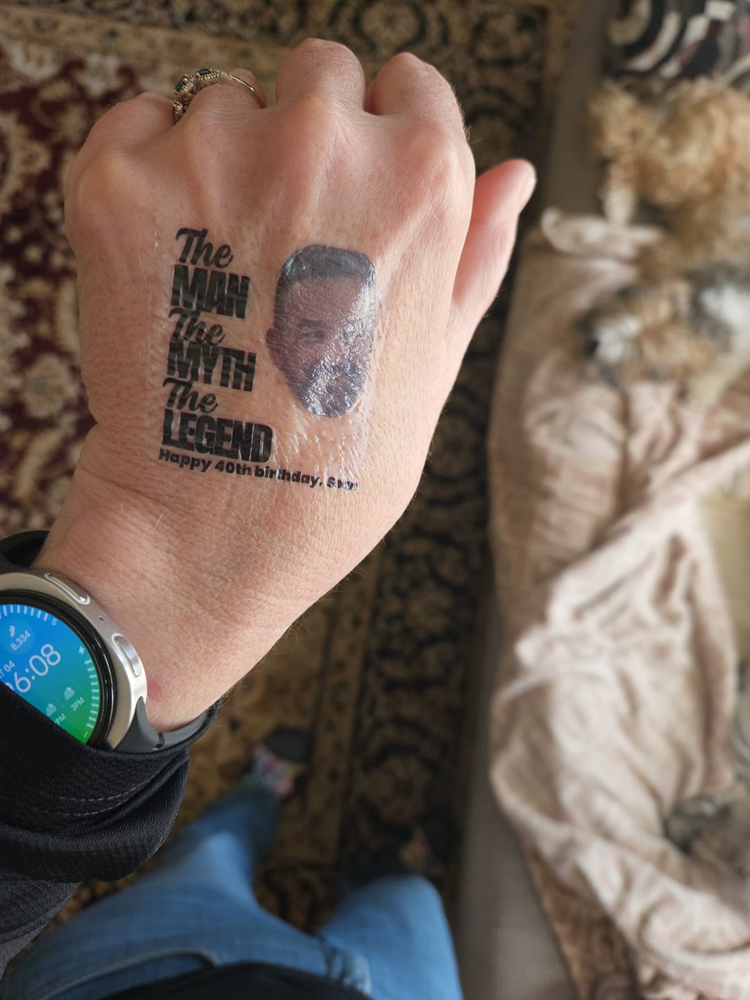 Customer photo review of The Man, The Myth, The Legend