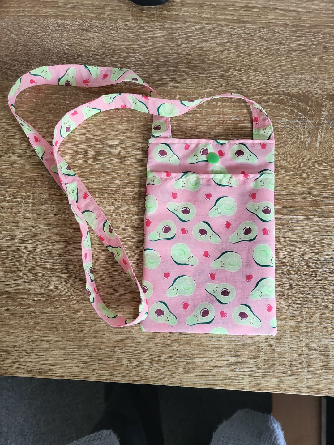 Customer photo review of Avocado Hearts Polycotton Fabric