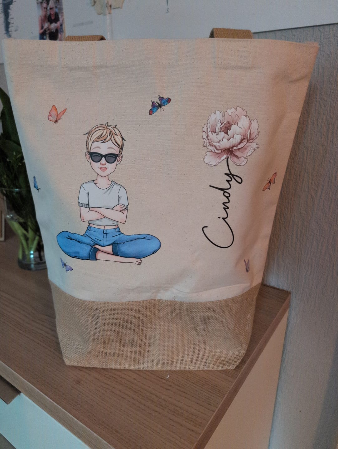 Customer photo review of Summervibes - Personalisierte Tasche für den Strand
