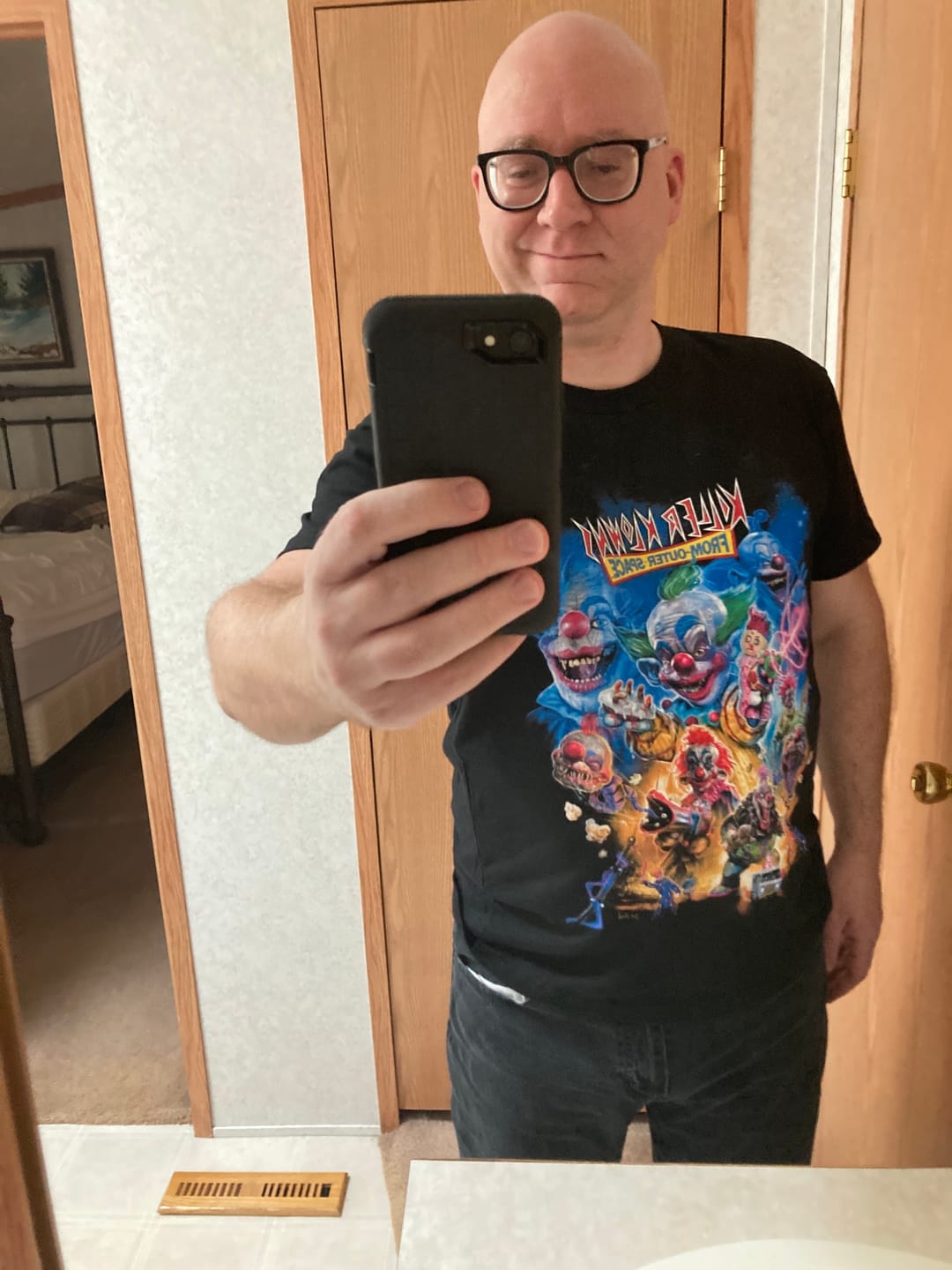Customer photo review of KILLER KLOWNS FROM OUTER SPACE: THE INVASION - T-SHIRT