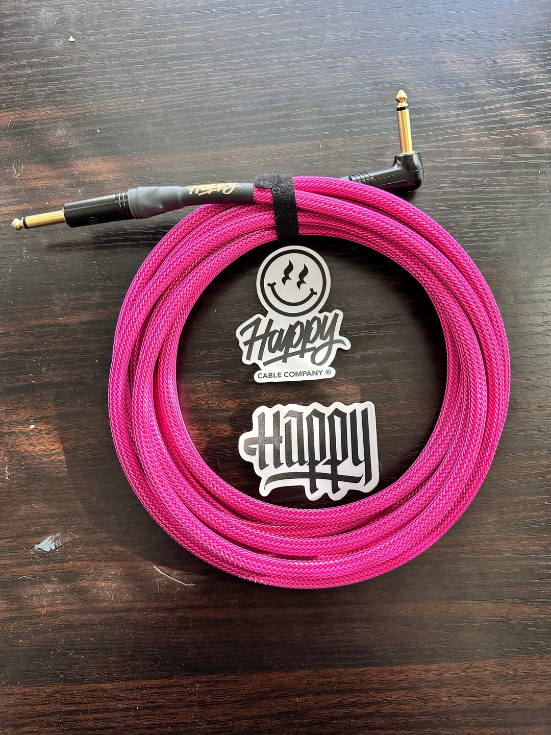 Customer photo review of The Pat Sheridan (Fit For An Autopsy) Elite Instrument Cable - Pink