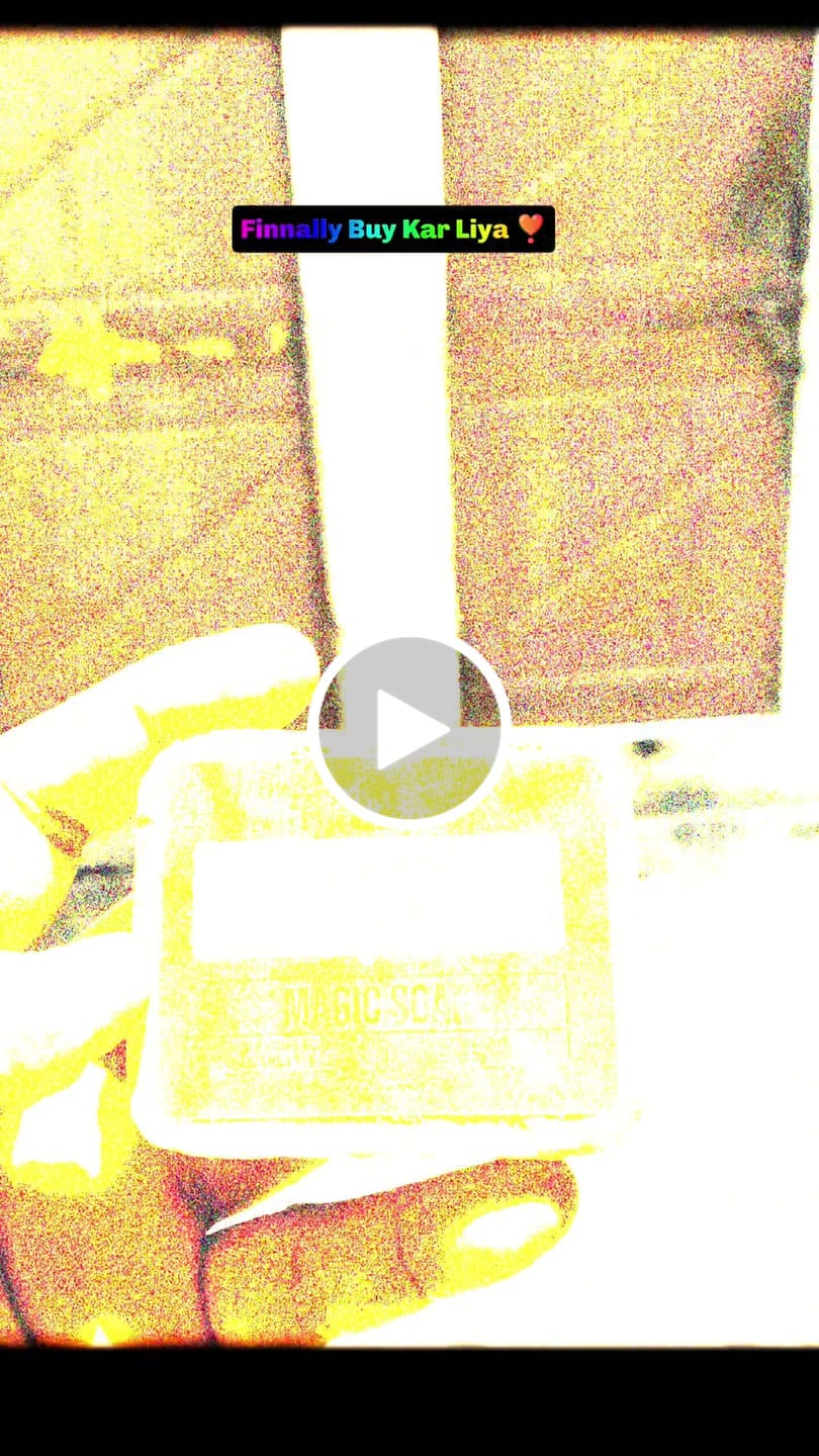 Customer video review of Magic Soap (Sandal Wood and Saffron Soap)