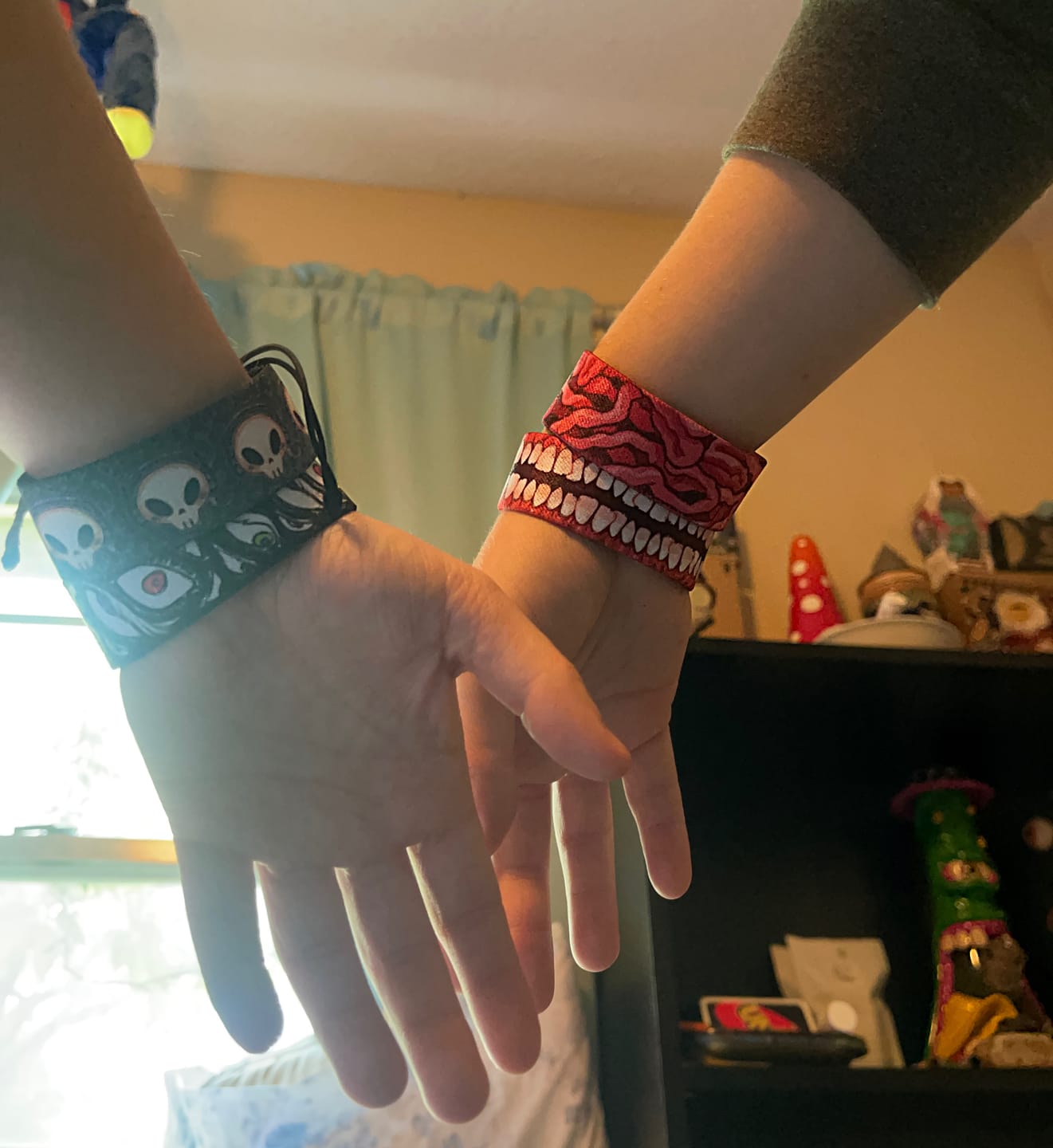 Customer photo review of Creepy Teeth Bracelet!