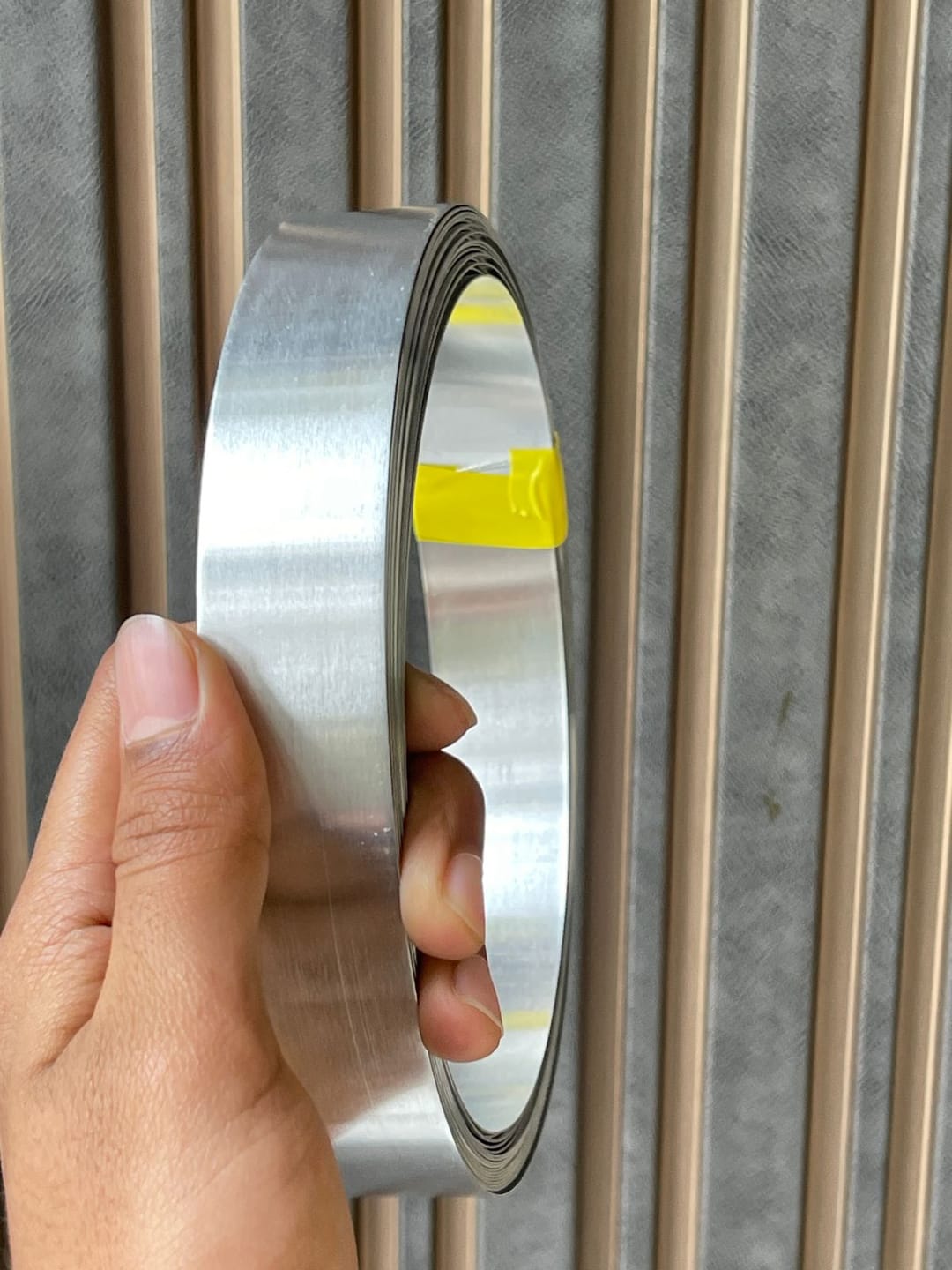 Customer photo review of High-Grade Aluminium Metal Strip – Vastu Remedy for North-West Bathroom & Staircase Corrections | Ideal for Walls, Floors & Lightweight Installations | 0.5 & 1 mm Thickness | 8-100 Ft Lengths