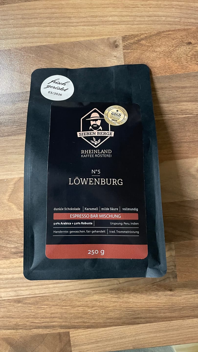 Customer photo review of Entdecke vier einzigartige Röstungen – Espresso Probierpaket 4x 250g