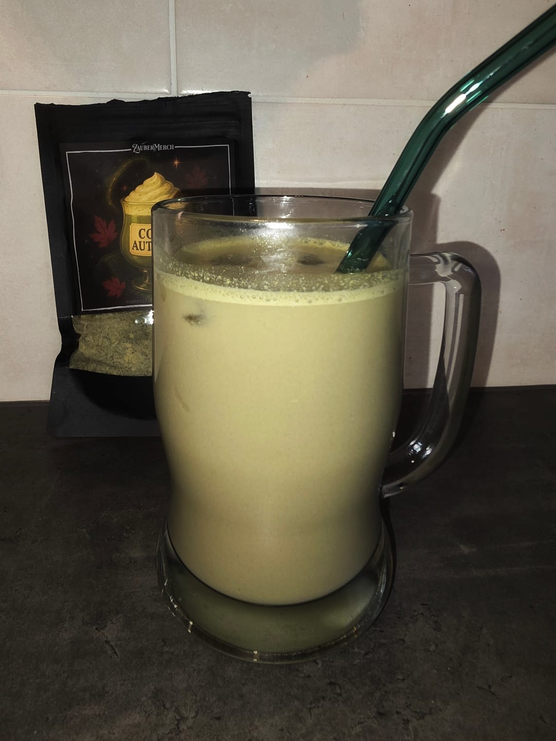 Customer photo review of XL Butterscotch Brew Glas