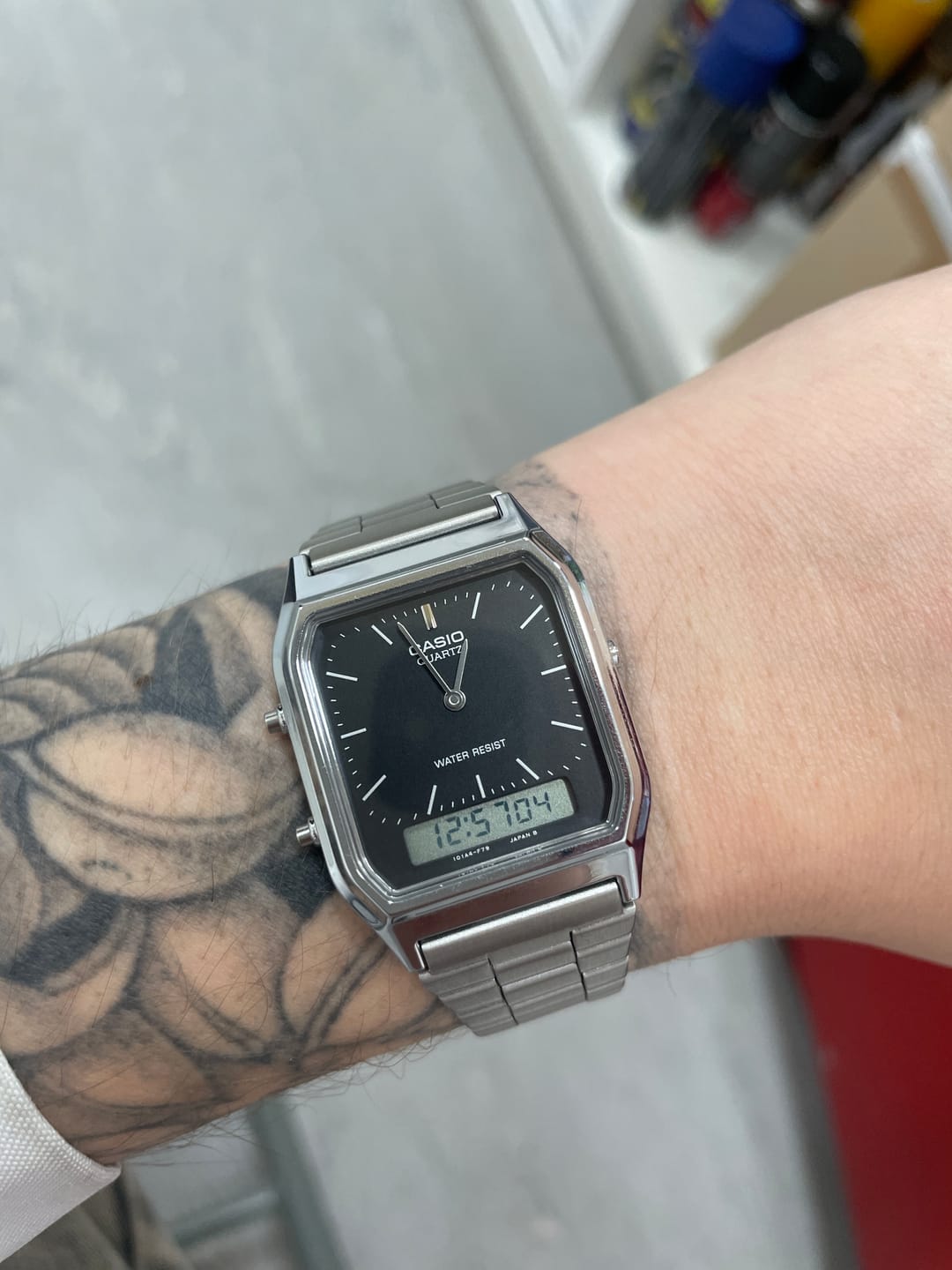 Customer photo review of Reloj Casio Vintage AQ-230A-1DMQ Dial Negro