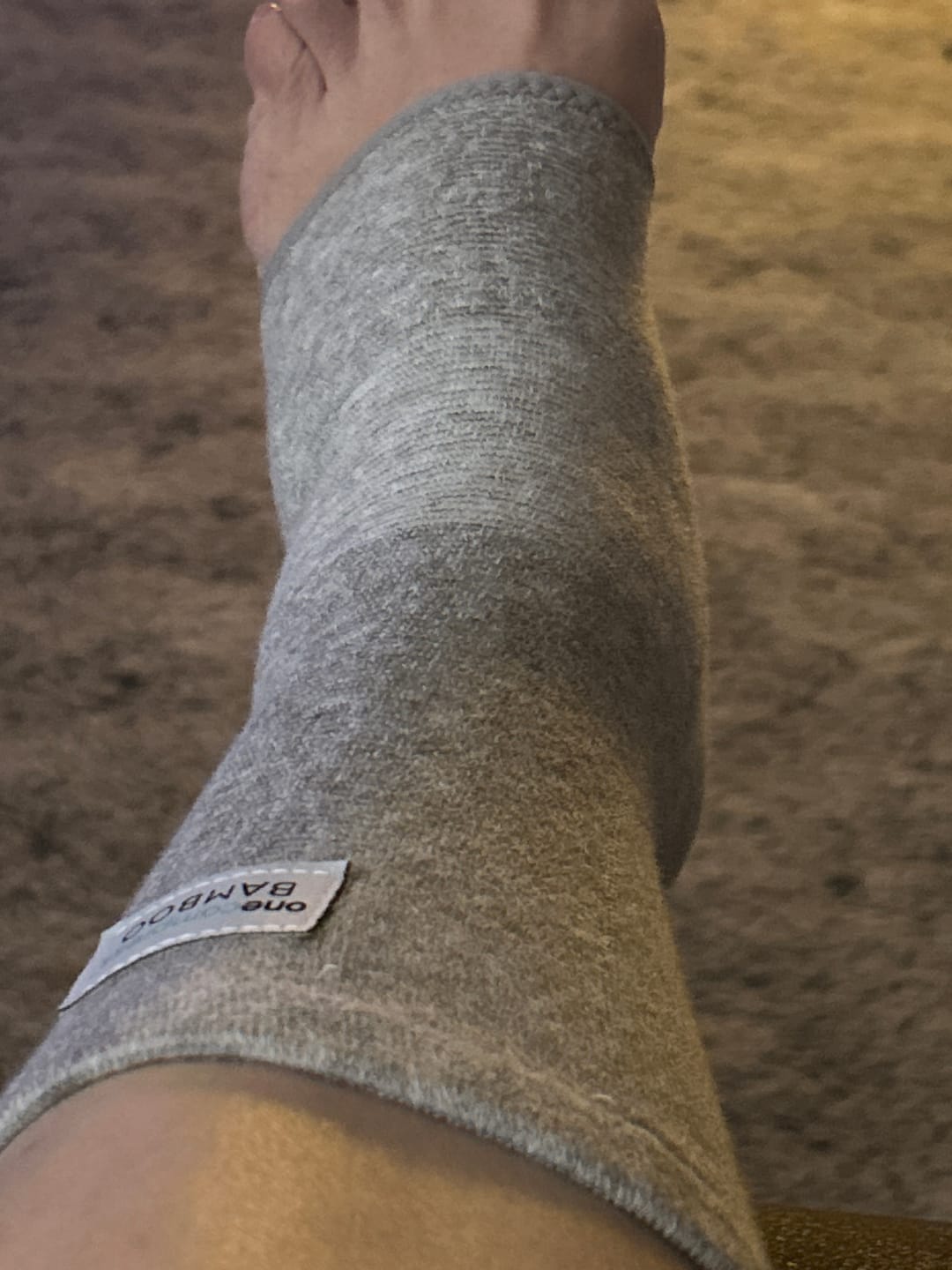Customer photo review of Premium Anti-Fatigue Bamboo Footsleeves