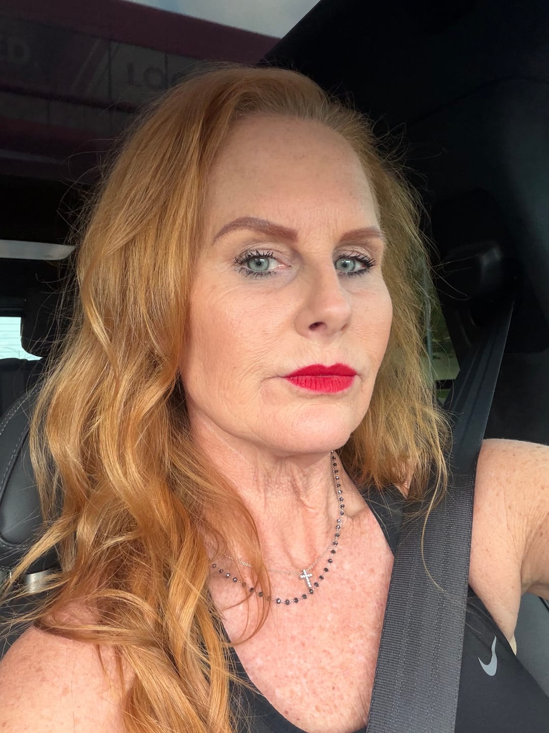 Customer photo review of Evermore Liquid Lipstick: Cuts U Up