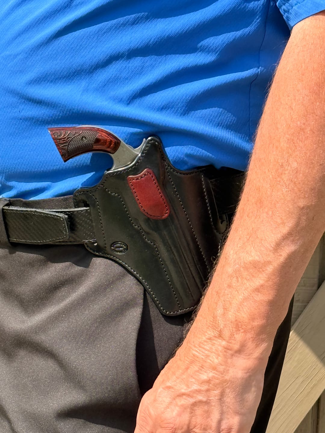 Customer photo review of NAA Cross Draw Holster