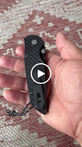 Customer video review of Pro-Tech TR-3 Integrity Manual Knife - Relic Black Handle, DLC MagnaCut Blade (INT1106)