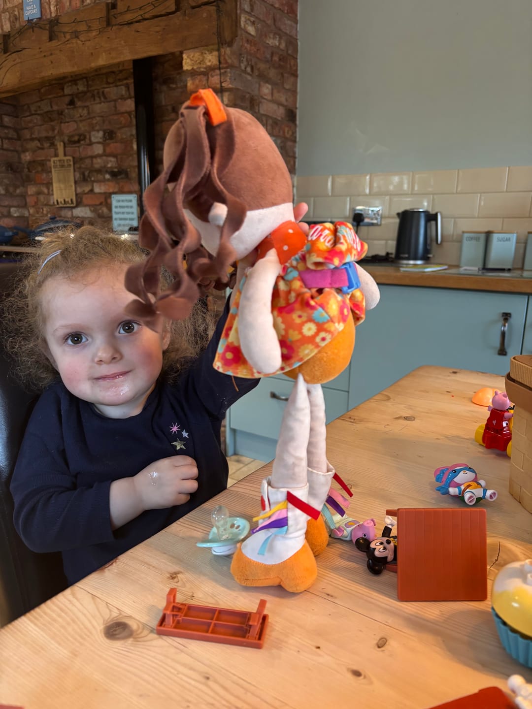 Customer photo review of Personalized Flora Girl - Montessori Doll