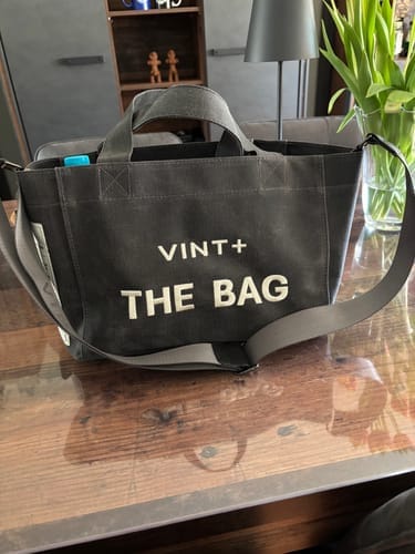 Customer photo review of FERMUARLI MUMLU KANVAS TOTE ÇANTA - KÜÇÜK - ANTRASİT