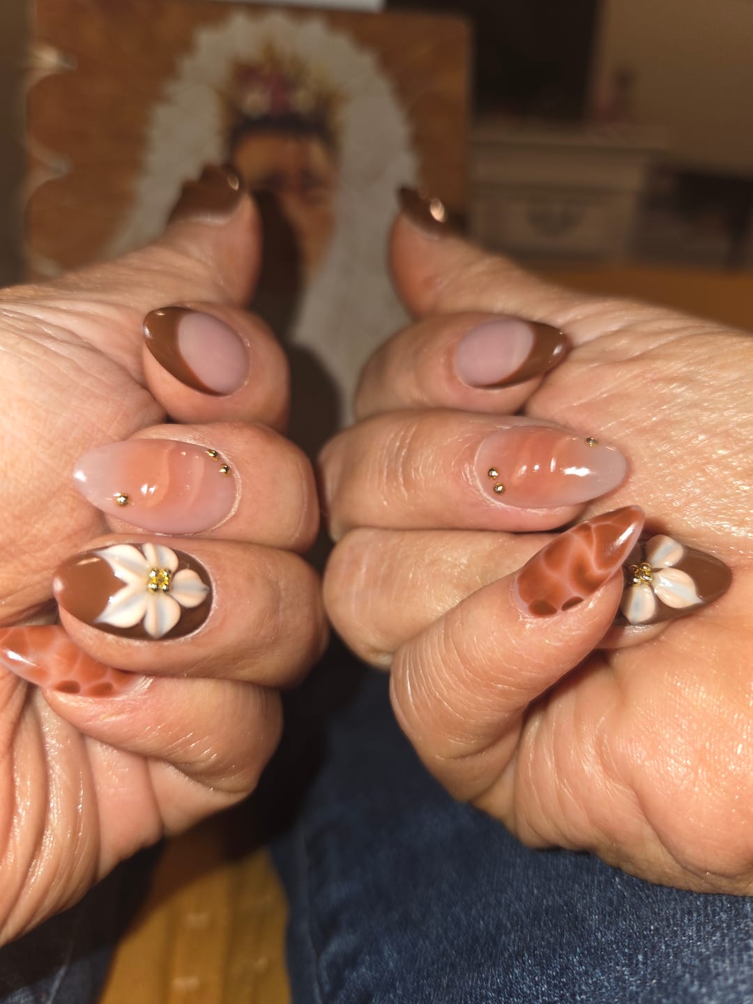 Customer photo review of Maple Chocolate Dahlia