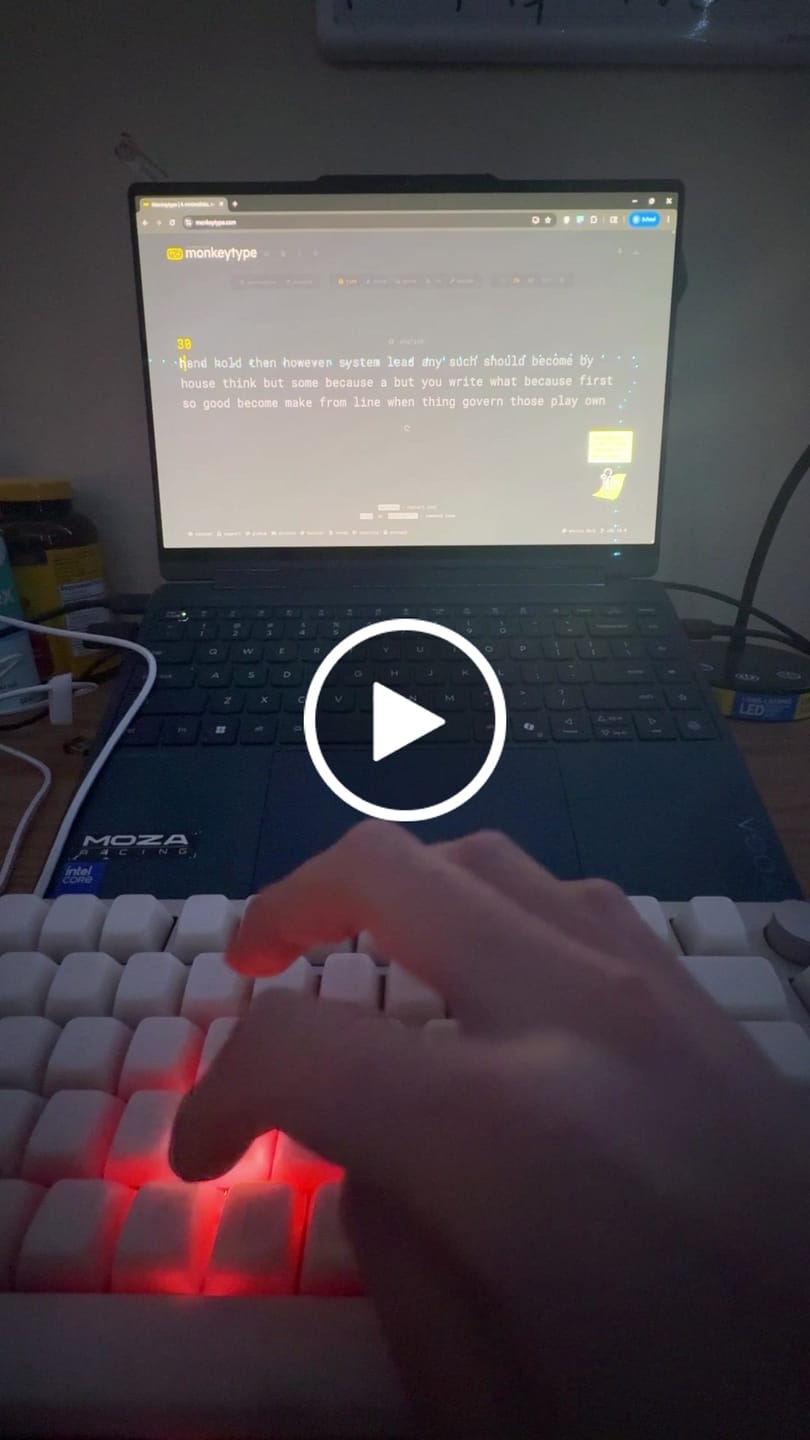 Customer video review of KEYGEEK Y2 LINEAR SWITCH FACTORY LUBED (10PCS)