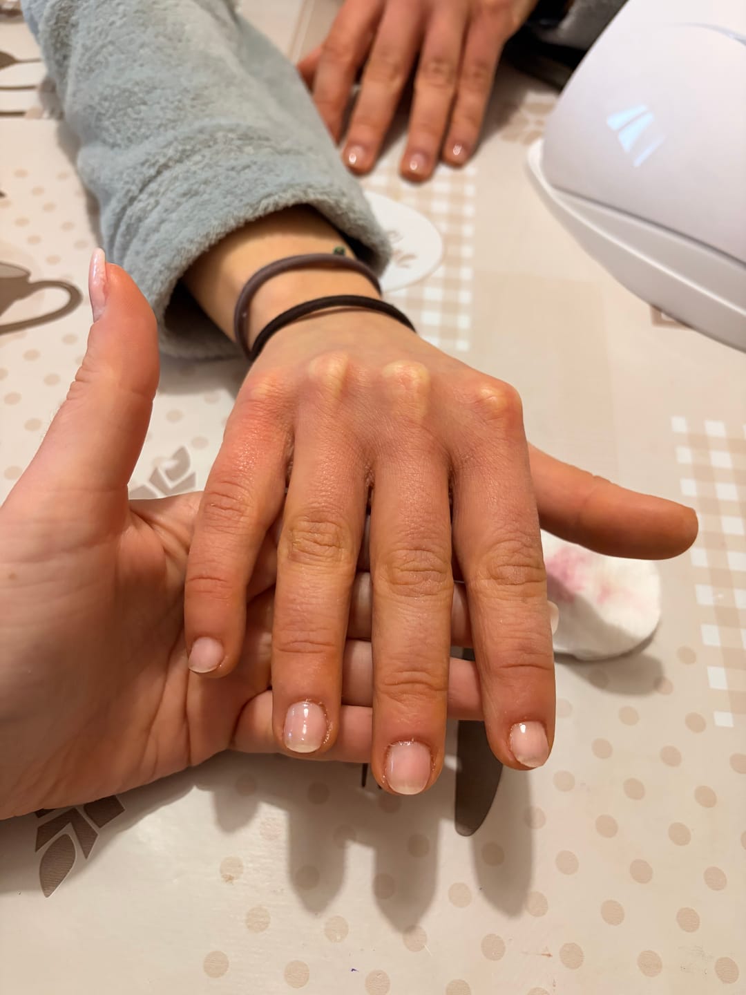 Customer photo review of Smalto Semipermanente LCI -  Latte trasparente rosino