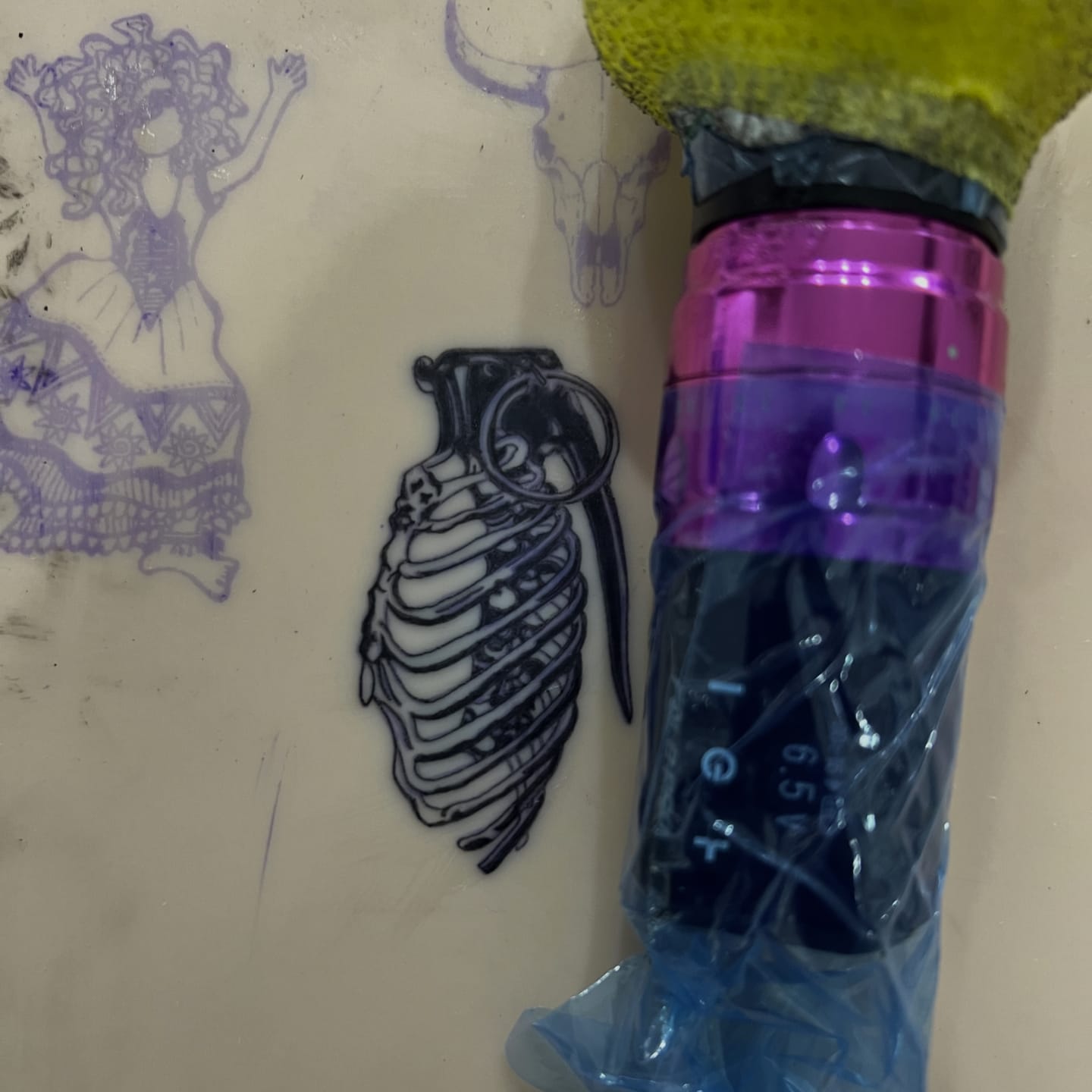 Customer photo review of JCONLY Tattoo Practice Skin 3mm 5PCS 300mm*200mm