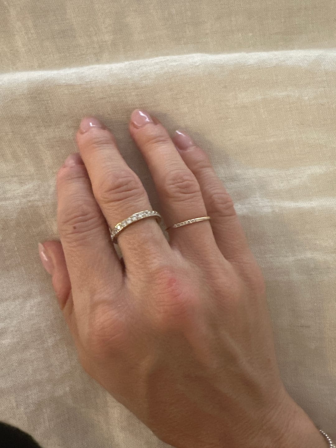 Customer photo review of Eternity Band Ring