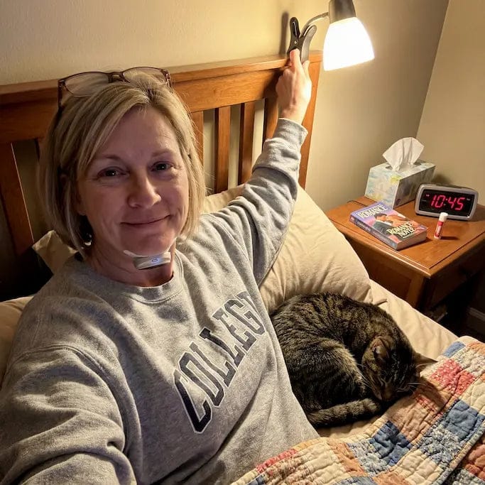 Customer photo review of SleepEase Pro — Eliminates Snoring & Sleep Apnea