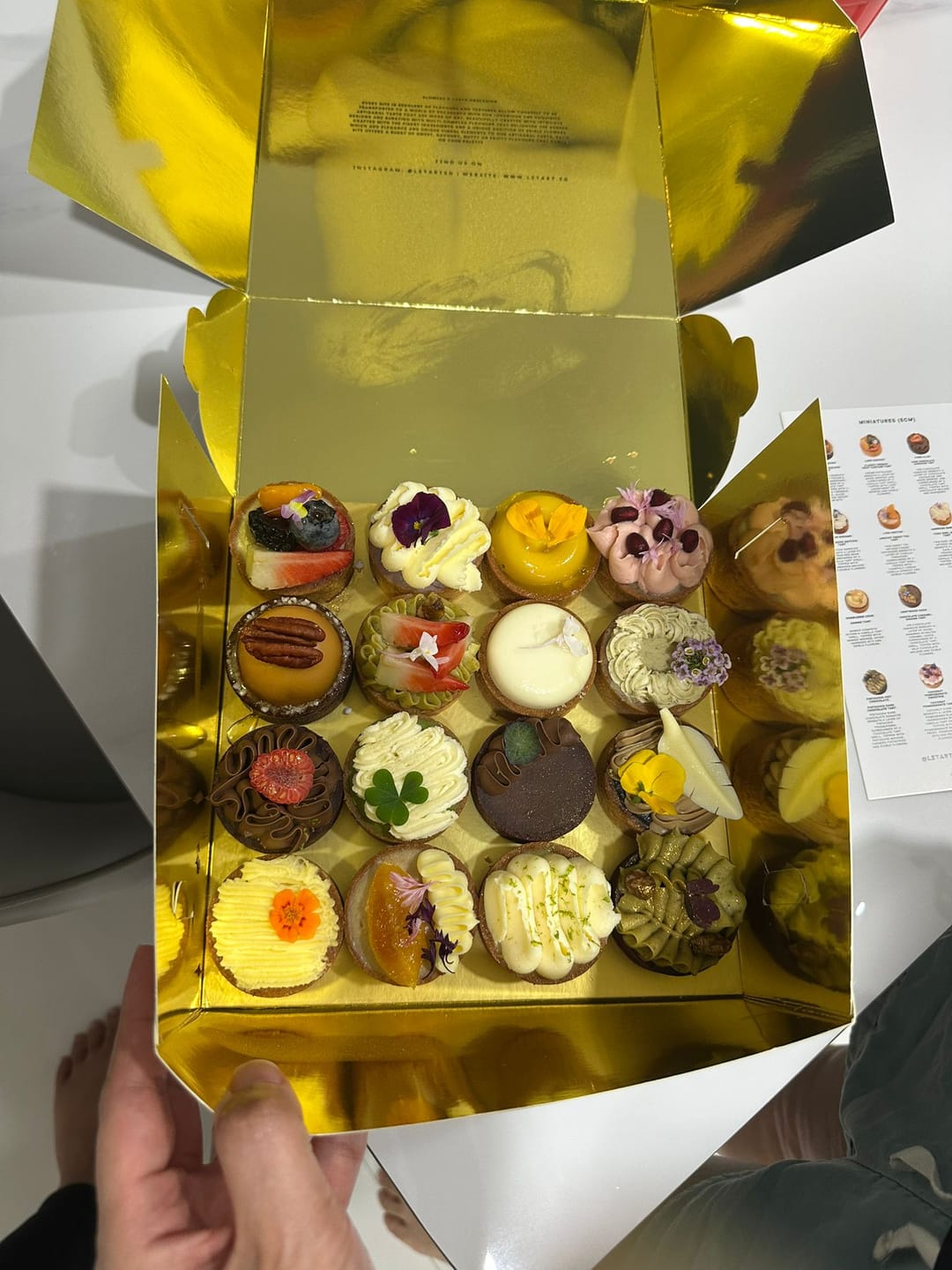 Customer photo review of The Dessert Connoisseur 16pcs