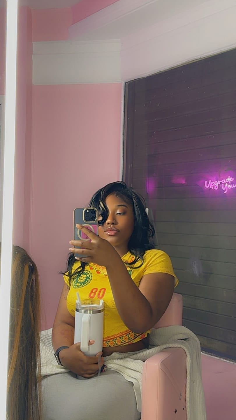 Customer photo review of Custom Cameroon Football Raglan Cropped T shirt Tribal Motifs Yellow Color LT03