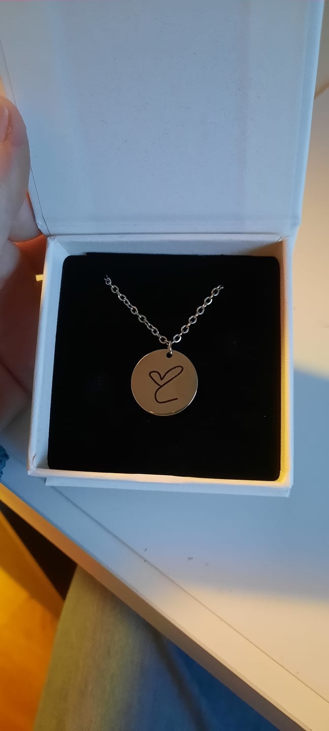 Customer photo review of Halskette mit persönlicher Gravur