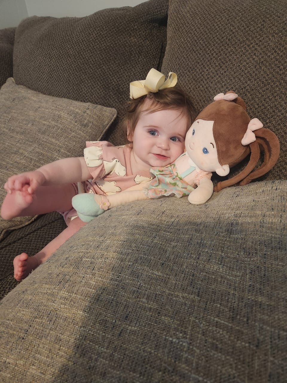 Customer photo review of Personalized Meadow Girl