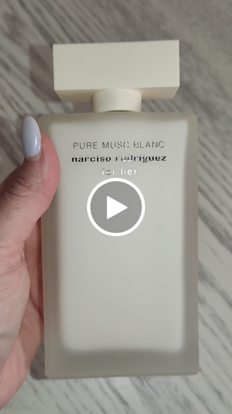Customer video review of Narciso Rodriguez Pure Musc Blanc Intense EDP 100ML נרסיסו רודריגז פיור מאסק בלאנק אינטנס אדפ לאישה