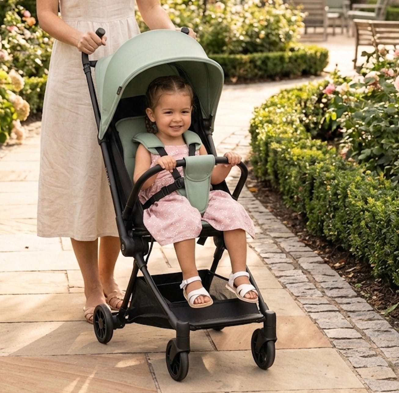 Customer photo review of Qplay Mega Pro Baby Stroller (3-48 Months)