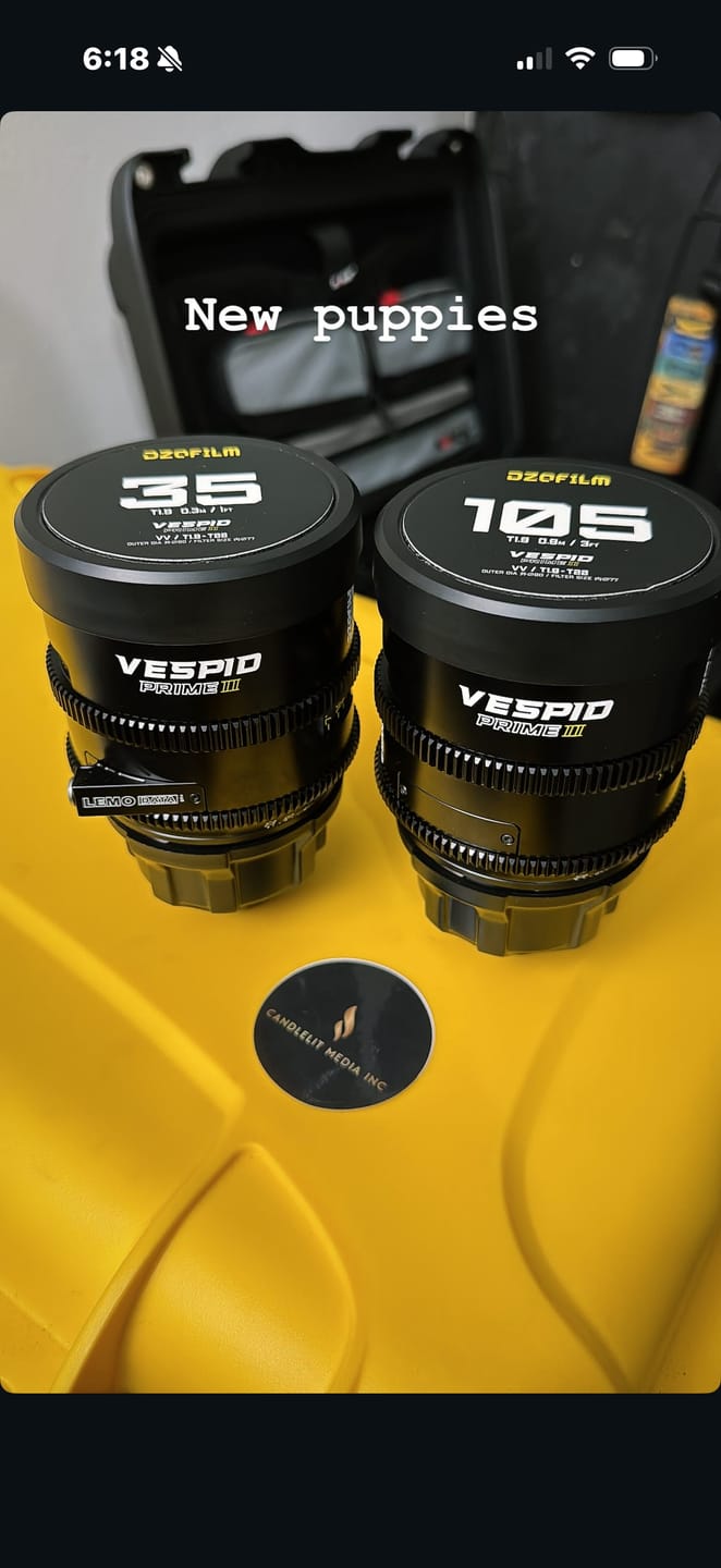 Customer photo review of Vespid Prime2 18mm/24mm/35mm/50mm/85mm/105mm T1.9