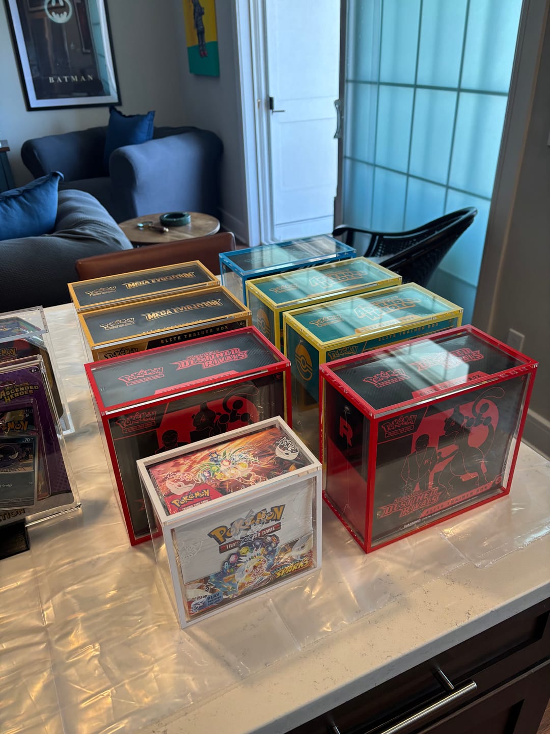 Customer photo review of Premium Colored Acrylic Pokemon Elite Trainer Box “ETB” Case