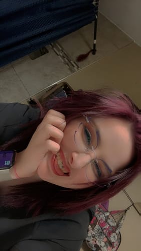 Customer photo review of Flare Eyeglasses